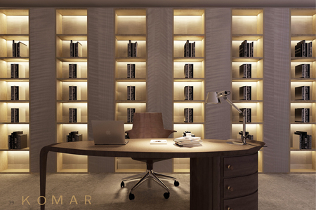 楓影木皮書(shū)柜